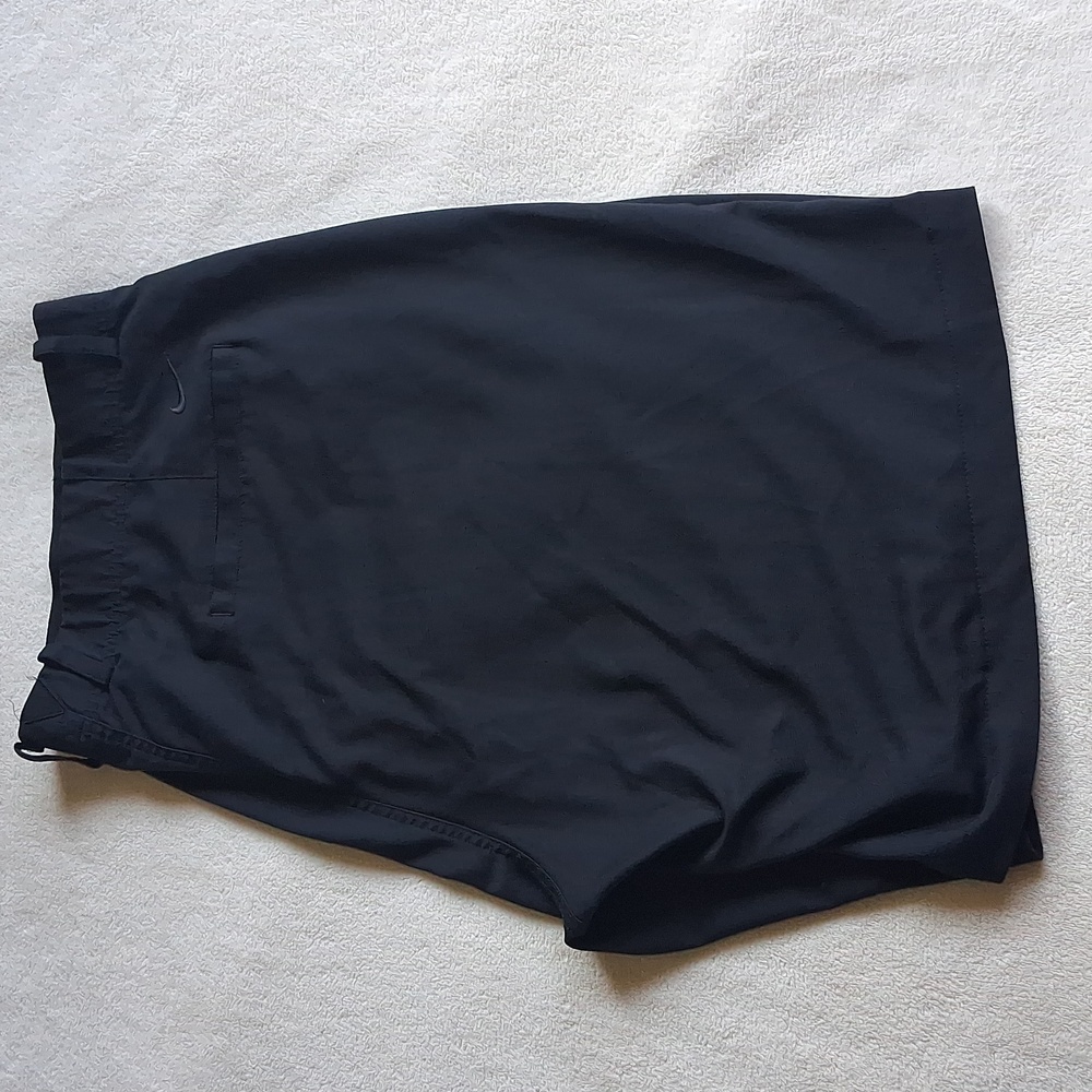 Nike Dri-Fit Men's Size 44 Shorts Black Flat Front Standard Fit 2XL